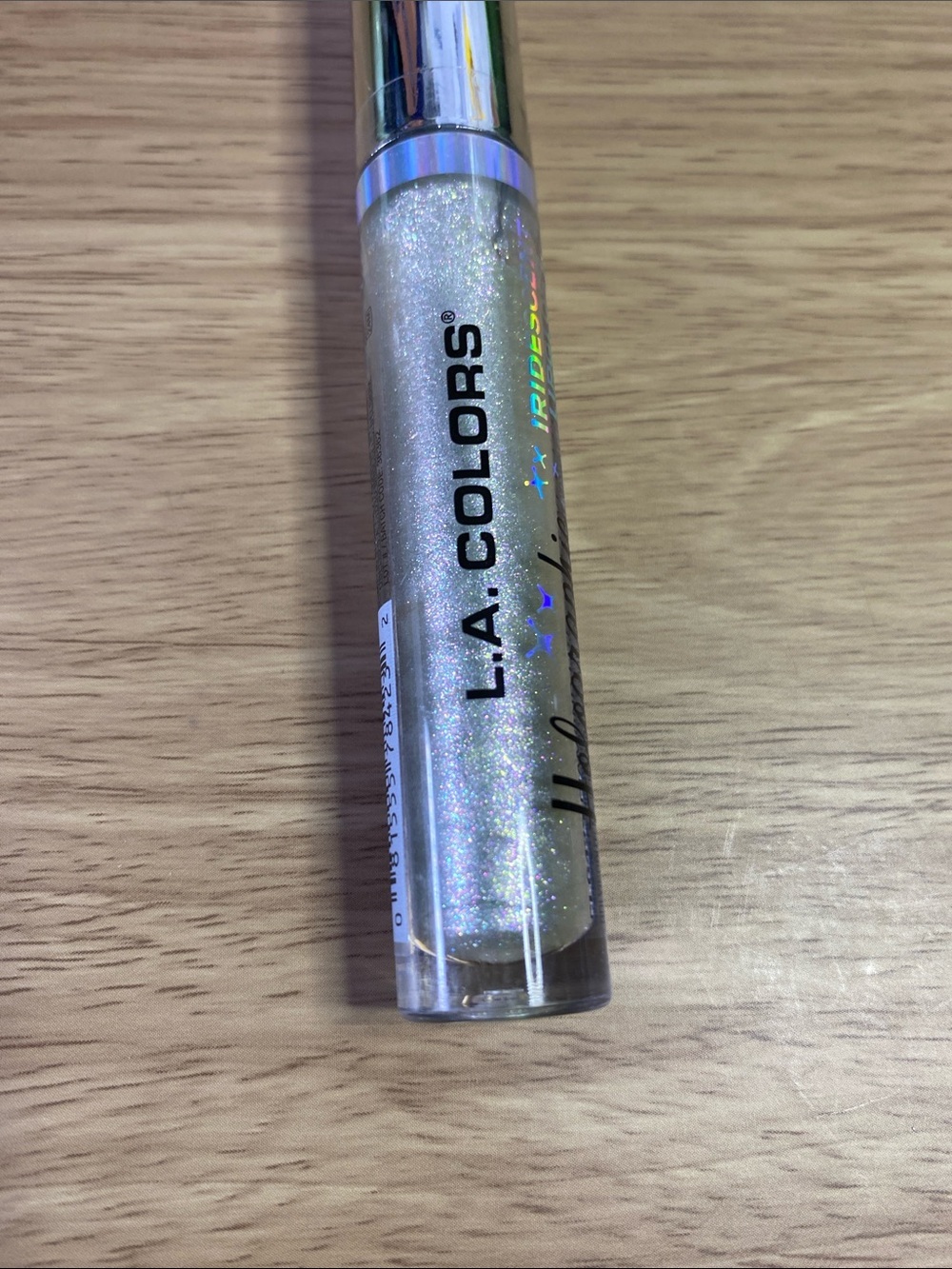 L.A. COLORS Iridescent Holographic Lip Gloss - Silver Sparkle - Picture 2 of 4